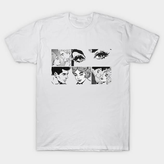 Pop Art / Love (retro comics) T-Shirt by hypedealer